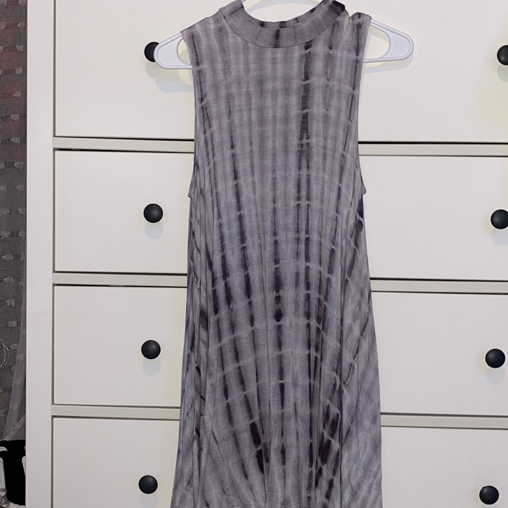Highneck Shift Dress